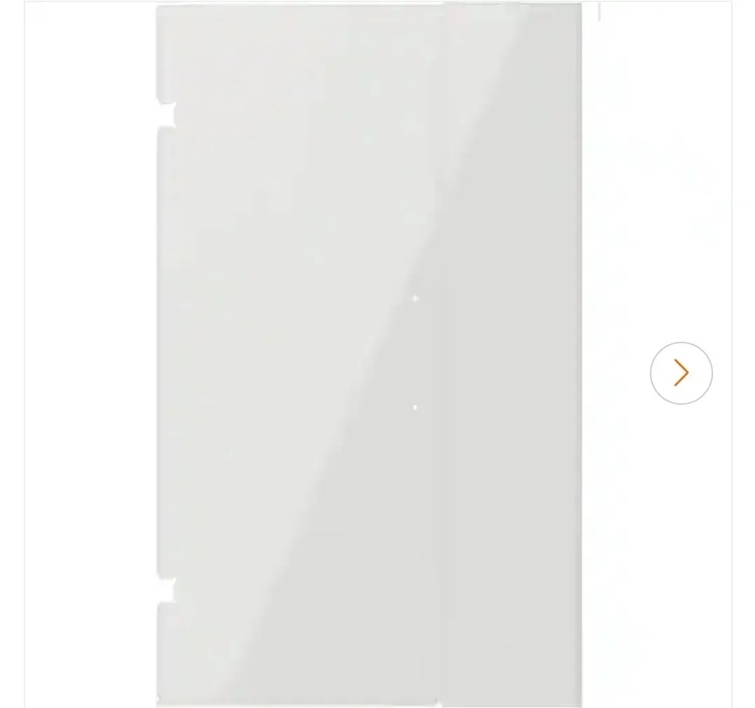 Delta Heavy Hinge 29.53 in. W x 72 in. H x 5/16 in. (8 mm) Pivot Shower Door Glass Panels in Clear Glass (For 46-48 in. Doors) - image 1