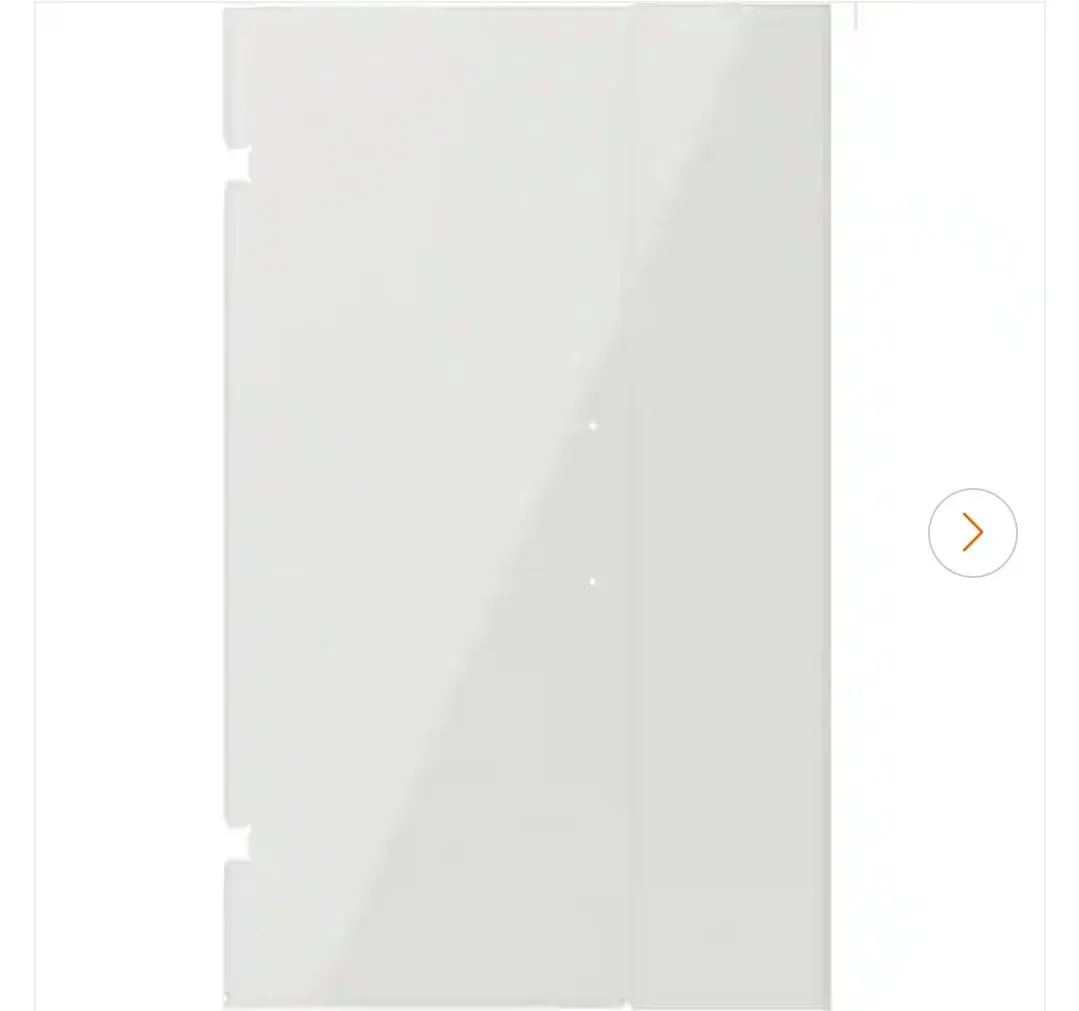 Delta Heavy Hinge 29.53 in. W x 72 in. H x 5/16 in. (8 mm) Pivot Shower Door Glass Panels in Clear Glass (For 46-48 in. Doors) - image 1