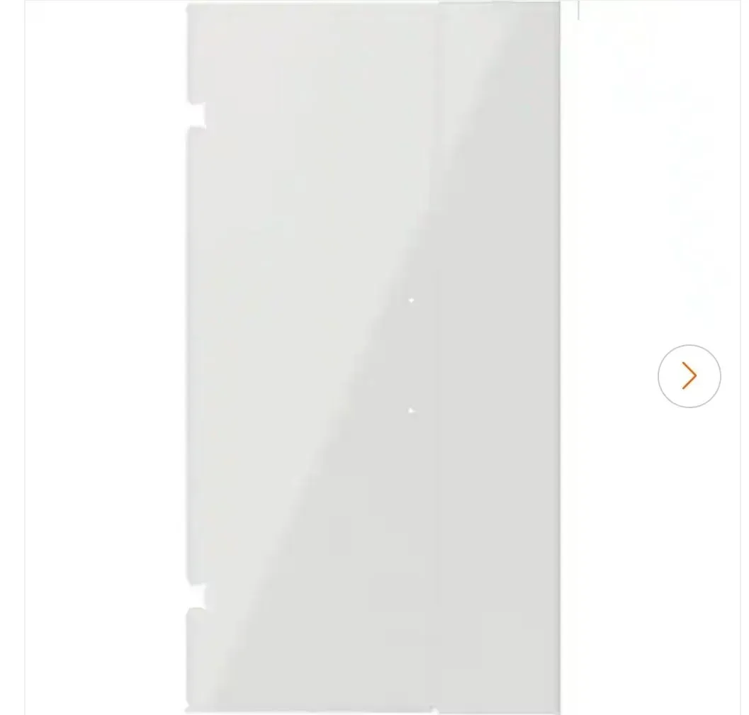 Delta Heavy Hinge 26.57 in. W x 72 in. H x 5/16 in. (8 mm) Pivot Shower Door Glass Panels in Clear Glass (For 40-42 in. Doors) - image 1