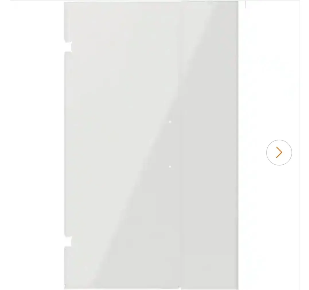 Delta Heavy Hinge 29.53 in. W x 72 in. H x 5/16 in. (8 mm) Pivot Shower Door Glass Panels in Clear Glass (For 46-48 in. Doors) - image 1