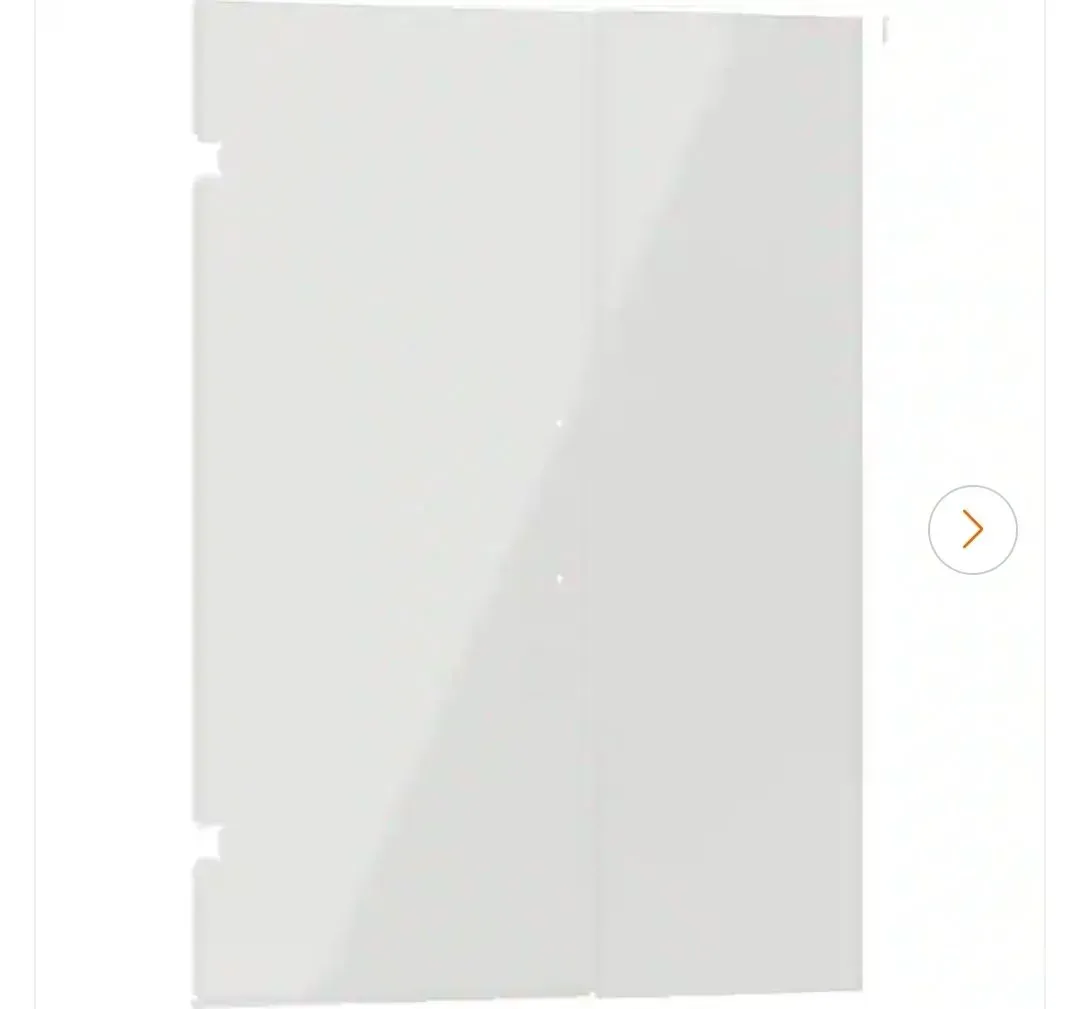 Delta Heavy Hinge 29.53 in. W x 72 in. H x 5/16 in. (8 mm) Pivot Shower Door Glass Panels in Clear Glass (For 52-54 in. Doors) - image 1