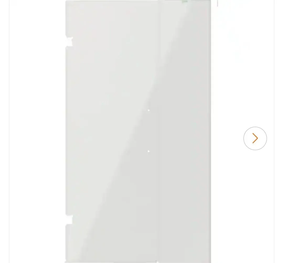 Delta Heavy Hinge 26.57 in. W x 72 in. H x 5/16 in. (8 mm) Pivot Shower Door Glass Panels in Clear Glass (For 42-44 in. Doors) - image 1