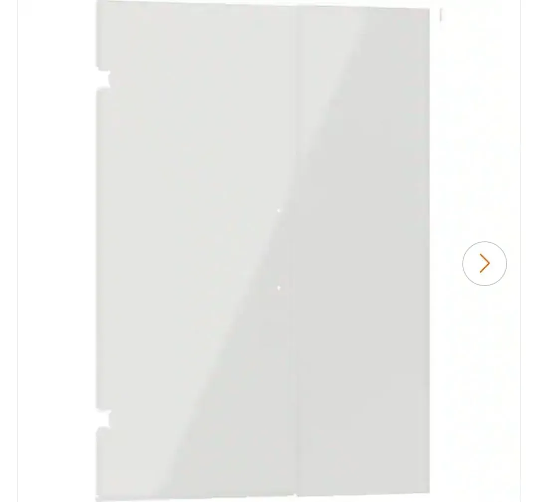 Delta Heavy Hinge 29.53 in. W x 72 in. H x 5/16 in. (8 mm) Pivot Shower Door Glass Panels in Clear Glass (For 52-54 in. Doors) - image 1