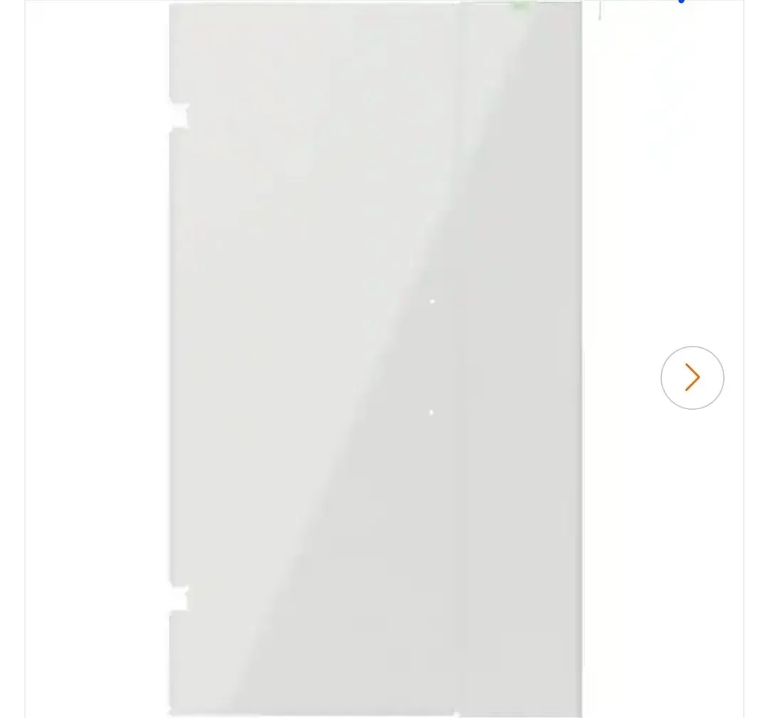 Delta Heavy Hinge 29.53 in. W x 72 in. H x 5/16 in. (8 mm) Pivot Shower Door Glass Panels in Clear Glass (For 44-46 in. Doors) - image 1