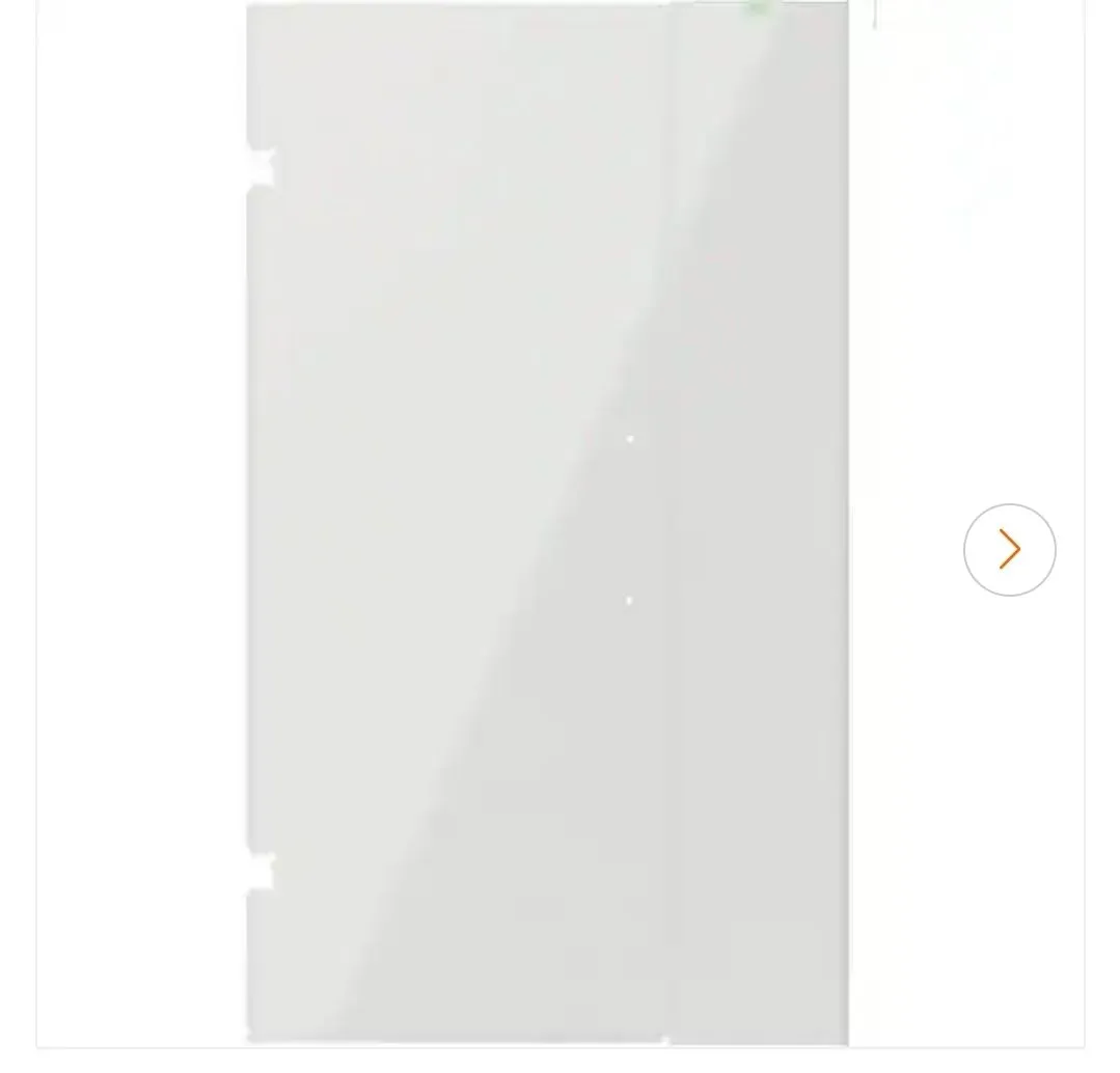 Delta Heavy Hinge 29.53 in. W x 72 in. H x 5/16 in. (8 mm) Pivot Shower Door Glass Panels in Clear Glass (For 44-46 in. Doors) - image 1