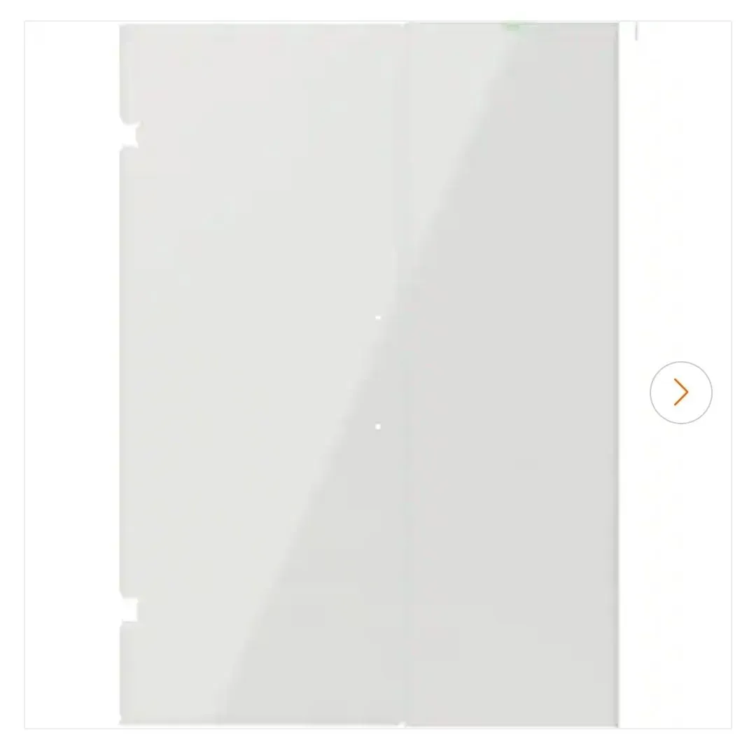 Delta Heavy Hinge 29.53 in. W x 72 in. H x 5/16 in. (8 mm) Pivot Shower Door Glass Panels in Clear Glass (For 54-56 in. Doors) - image 1