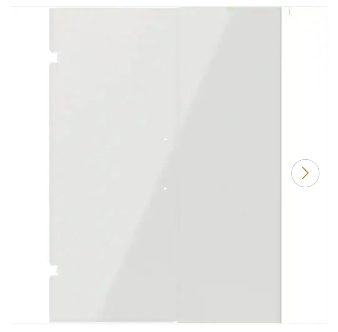 Delta Heavy Hinge 29.53 in. W x 72 in. H x 5/16 in. (8 mm) Pivot Shower Door Glass Panels in Clear Glass (For 56-58 in. Doors) - image 1