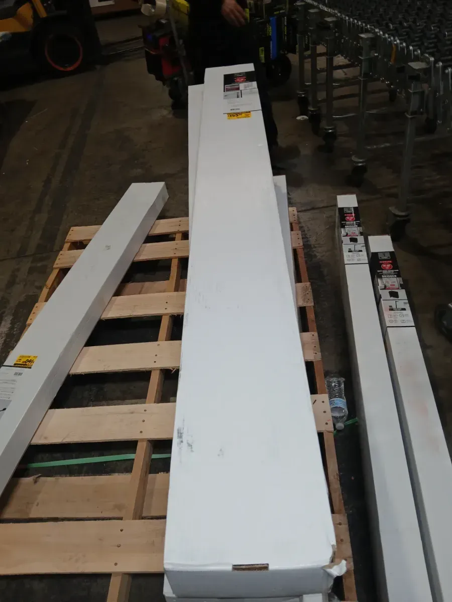 Delta Bridger Heavy Hinge 9.84 in. W x 3 in. D Frameless Pivot Shower/Tub Hardware Assembly Kit, Chrome (For 36-60 in. Doors) - image 2