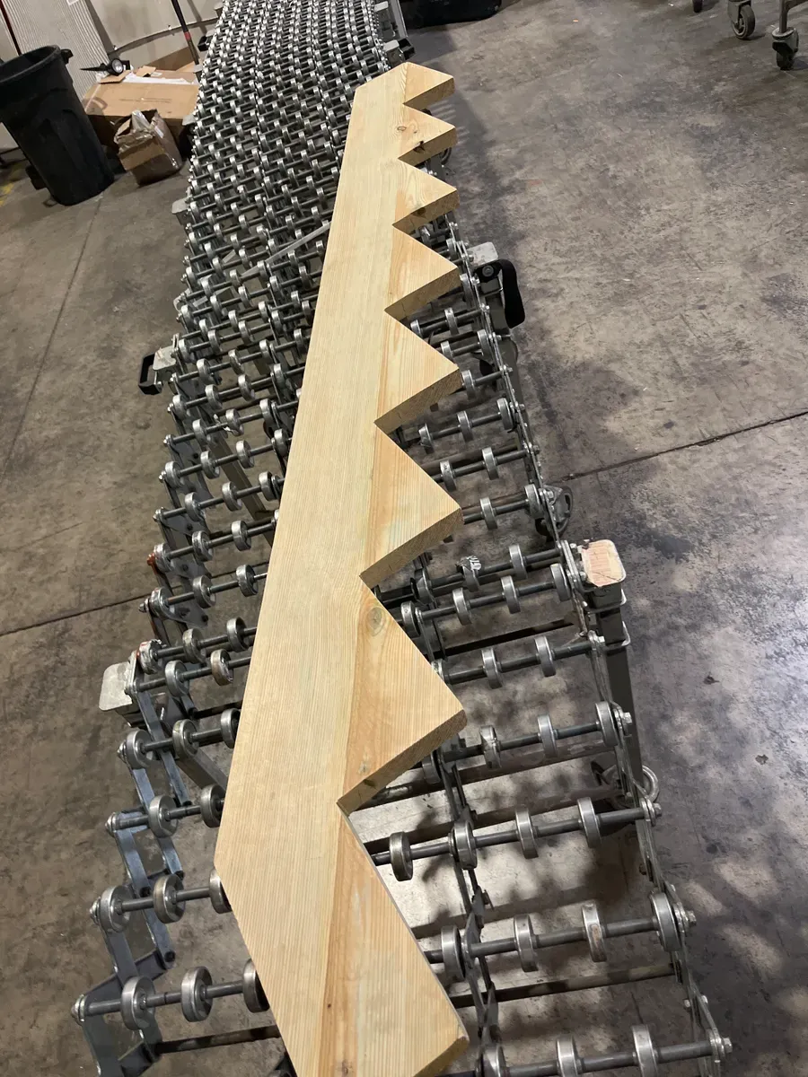 ***Pack of 3***8-Step Pressure-Treated Cedar-Tone Pine Stair Stringer - image 1