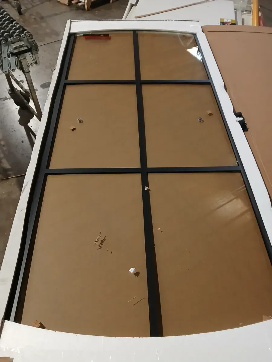 29-3/4 in. x 67-3/4 in. x 1/4 in. (6mm) Frameless Sliding Shower Door Glass Panels in Ingot (For 50-60 in. Doors) - image 3