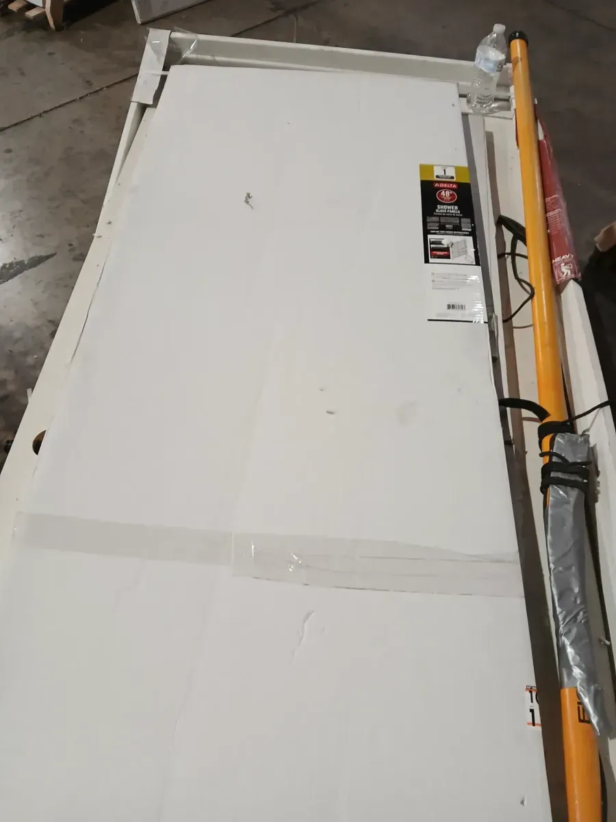 23.53 in. W x 67.75 in. H Sliding Frameless Shower Door Glass Panel in Clear Glass - image 2