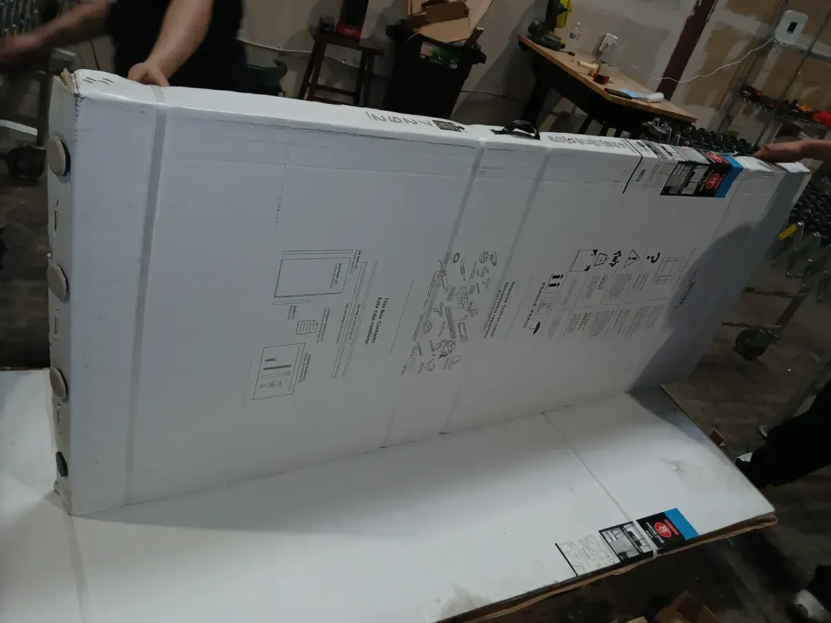 Delta Wilder 30 to 36 in. W x 71-3/4 in. H Frameless Pivoting Shower Door in Chrome with 1/4 in. Clear Glass - image 2