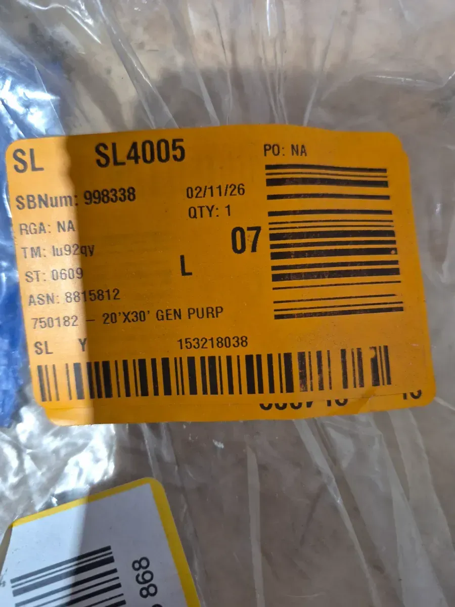 20 ft. x 30 ft. Blue Medium Duty Tarp - image 2