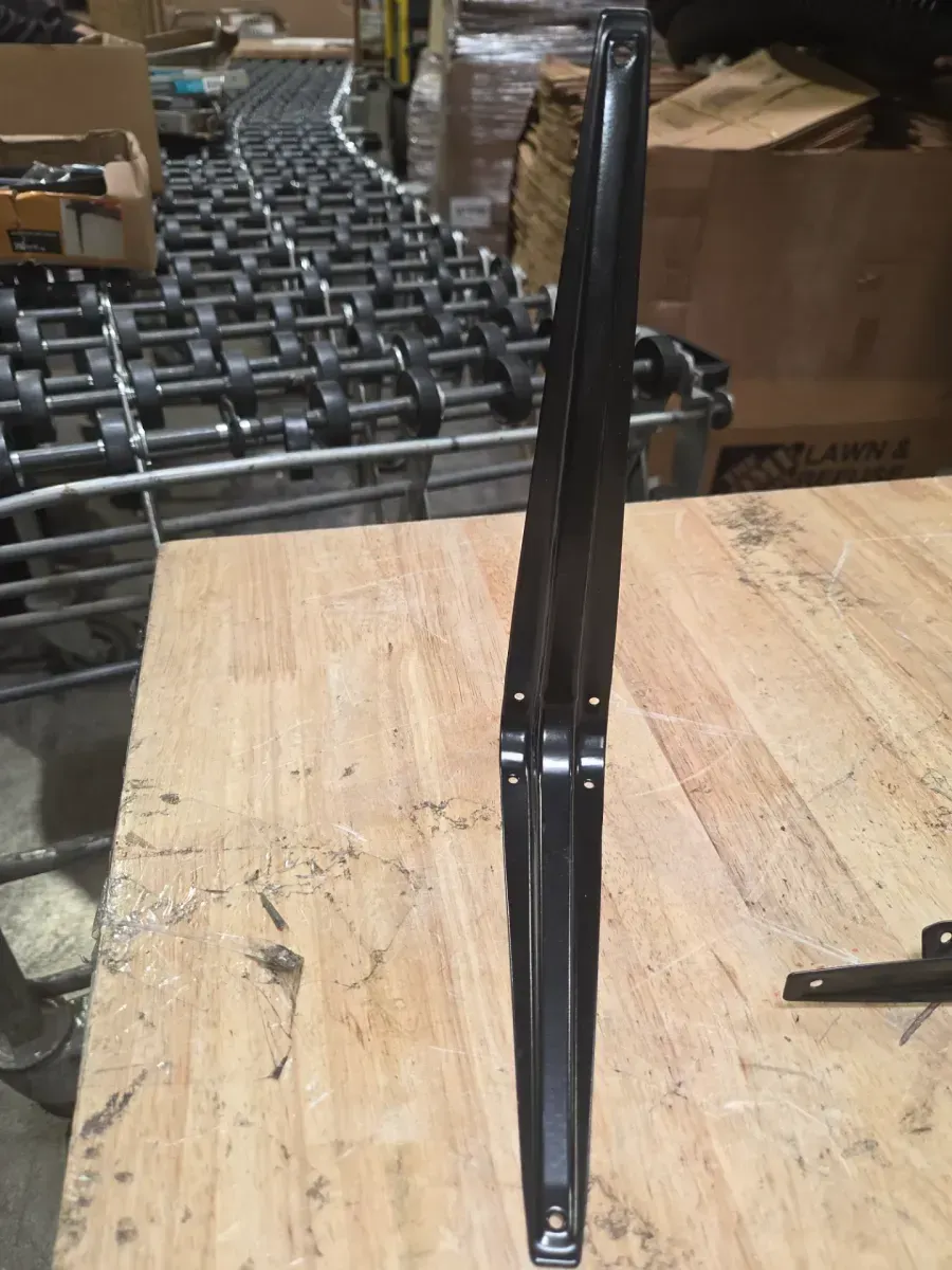 *** pack of 20 ***8 in. x 10 in. Black Steel Shelf Bracket - image 3