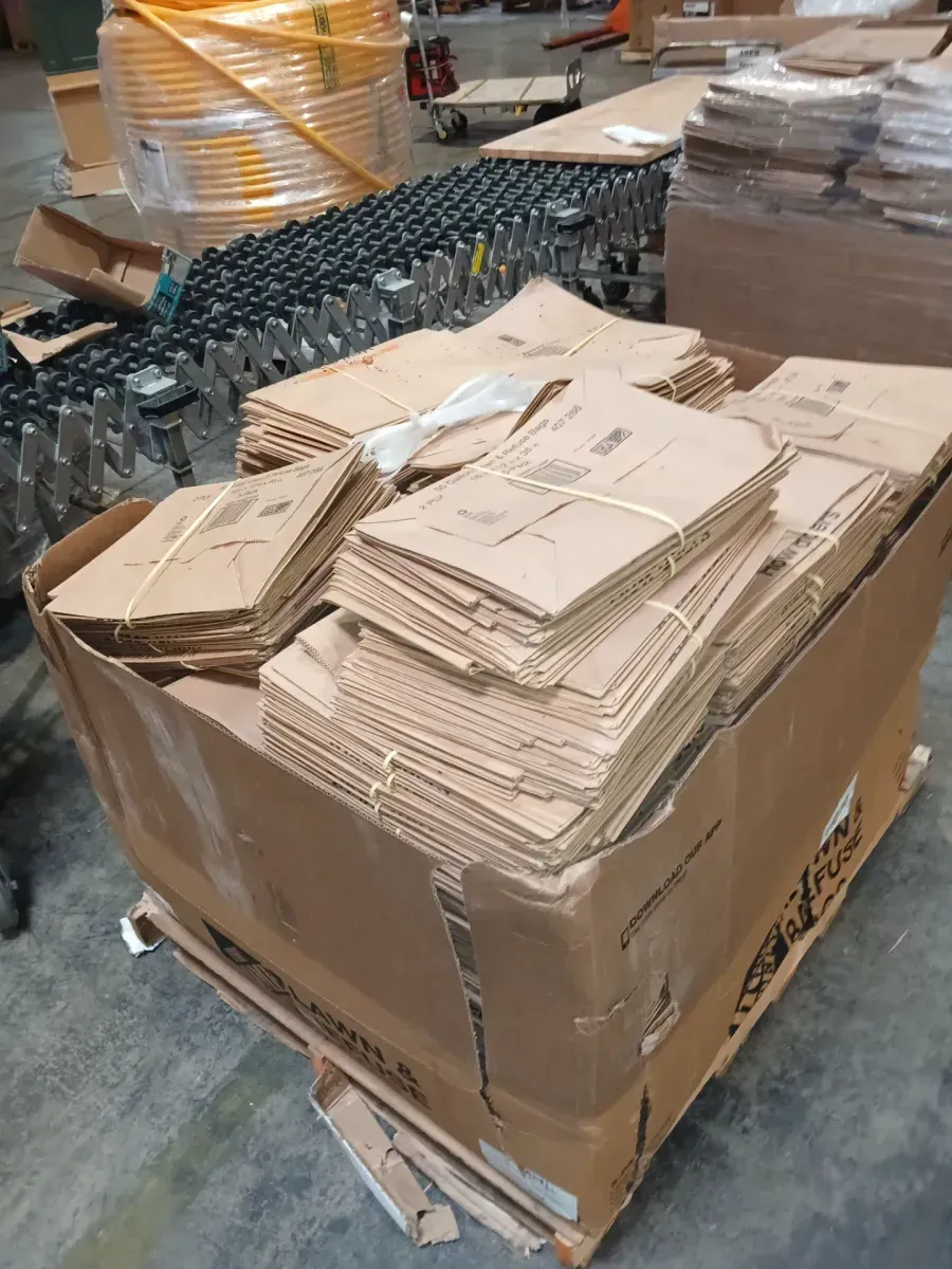 Pallet of bags 30 gallon lawn & Reguse 16in x 12in x 35in  - image 1