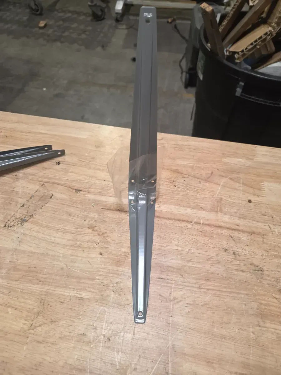 ***Pack of 20***8 in. x 10 in. Gray Steel Shelf Bracket - image 2