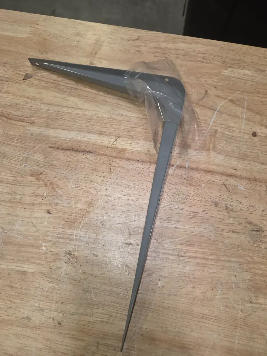 ***Pack of 20***8 in. x 10 in. Gray Steel Shelf Bracket - image 3