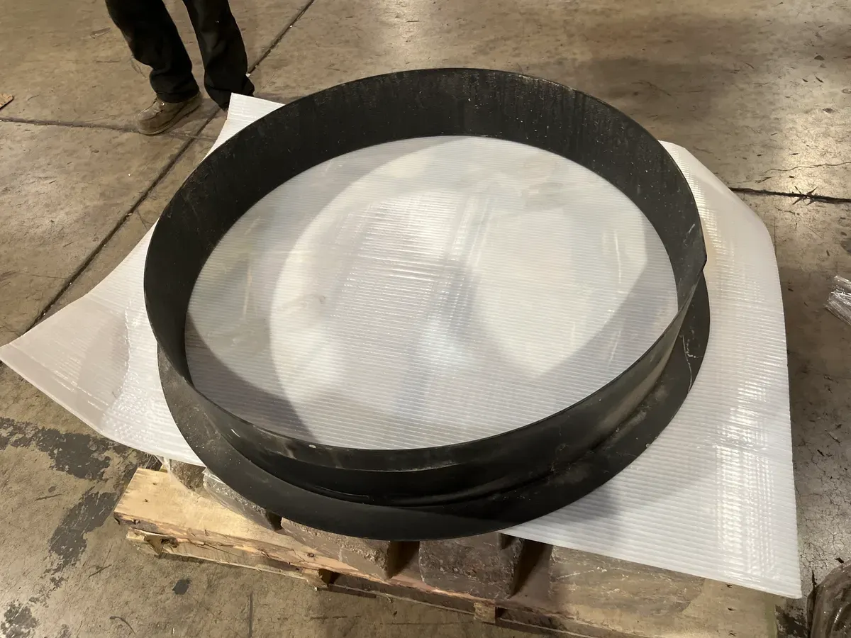 Weston 52 in. x 12 in. Northwoods Tan Round Concrete Fire Pit Kit With Metal Liner - image 5