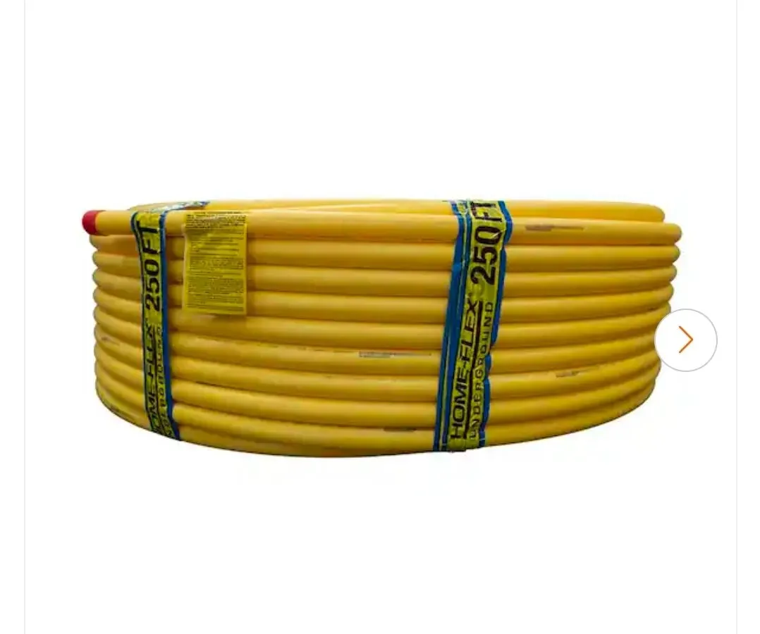 *** Pack of 5 *** HOME-FLEX 3/4 in. IPS x 250 ft. DR 11 Underground Yellow Polyethylene Gas Pipe - image 1