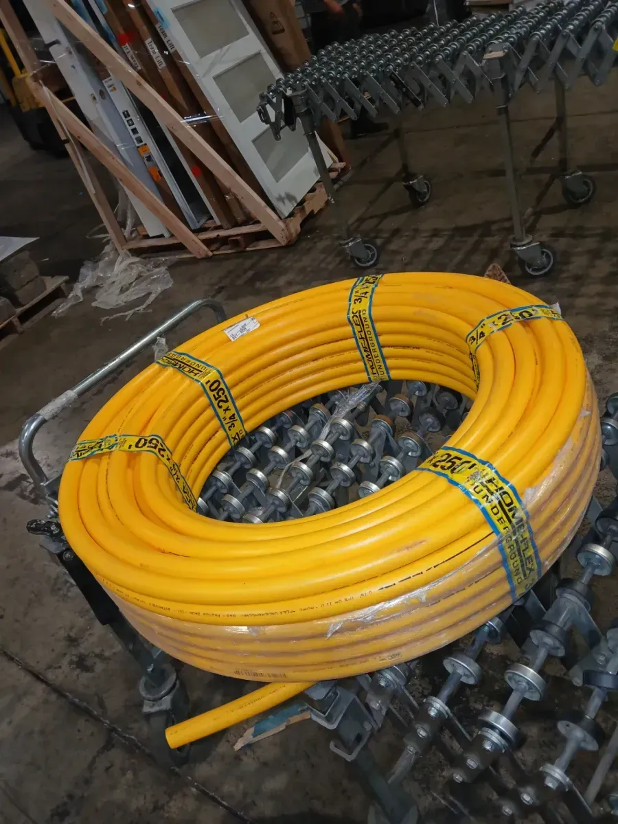 *** Pack of 5 *** HOME-FLEX 3/4 in. IPS x 250 ft. DR 11 Underground Yellow Polyethylene Gas Pipe - image 4