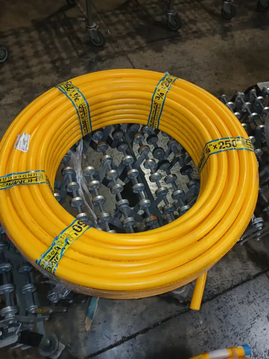 *** Pack of 5 *** HOME-FLEX 3/4 in. IPS x 250 ft. DR 11 Underground Yellow Polyethylene Gas Pipe - image 6