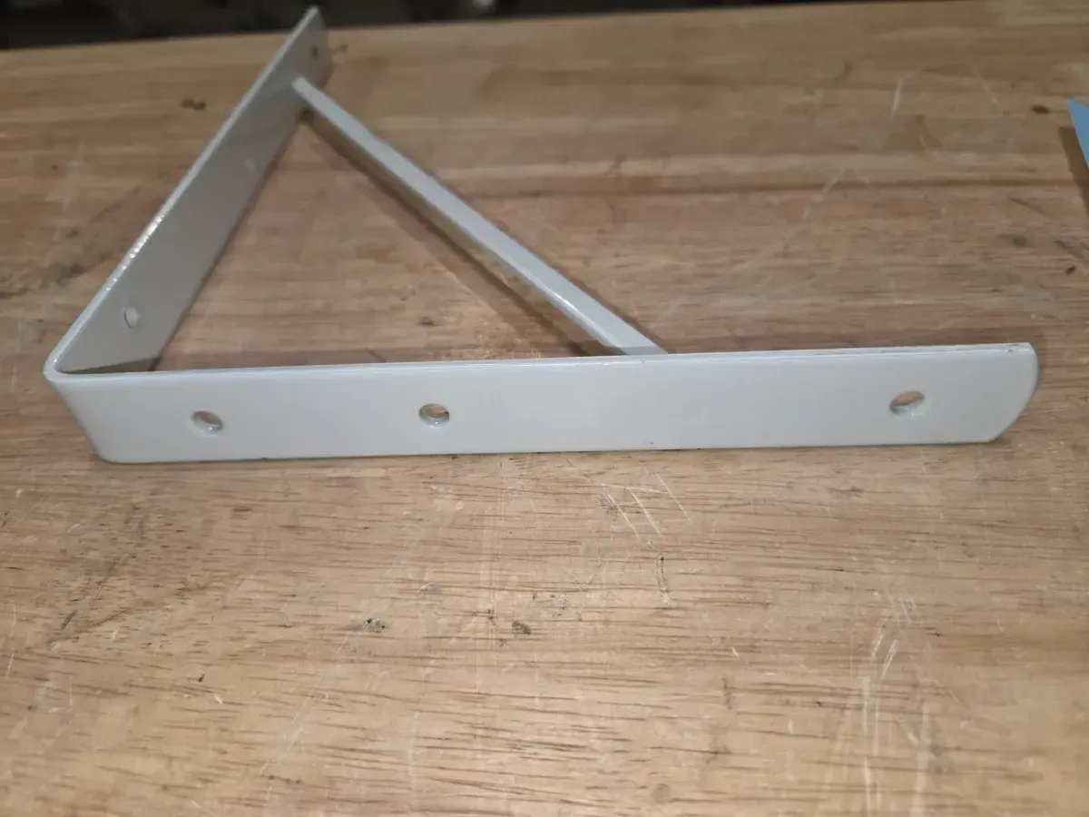 *** pack of 20 ***10 in. x 8 in. White Medium Duty Shelf Bracket - image 3