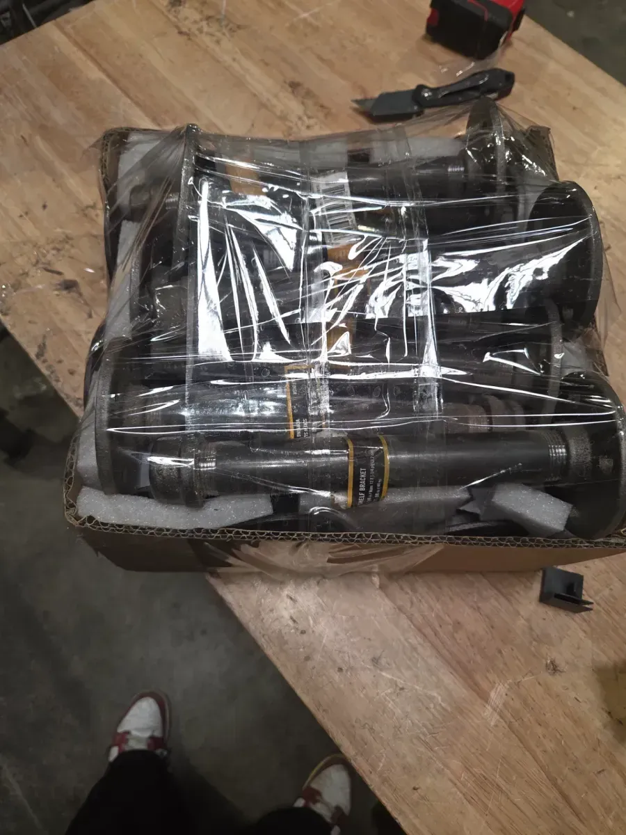 *** pack of 16***8 in. Black Industrial Pipe Shelf Bracket - image 5