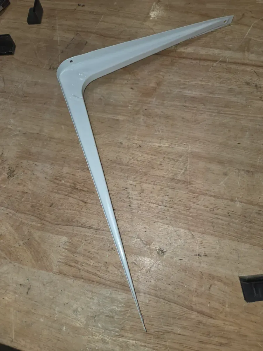 *** pack of 57***12 in. x 14 in. White Shelf Bracket - image 3