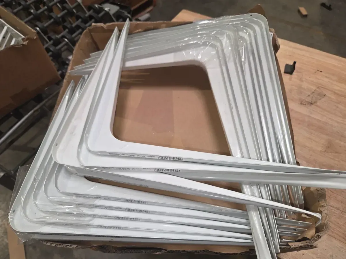 *** pack of 57***12 in. x 14 in. White Shelf Bracket - image 4