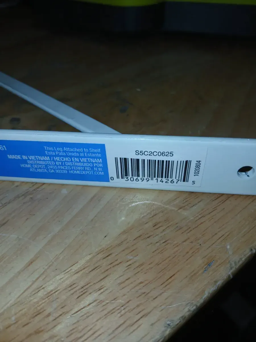 *** pack of 20 ***10 in. x 8 in. White Medium Duty Shelf Bracket - image 3