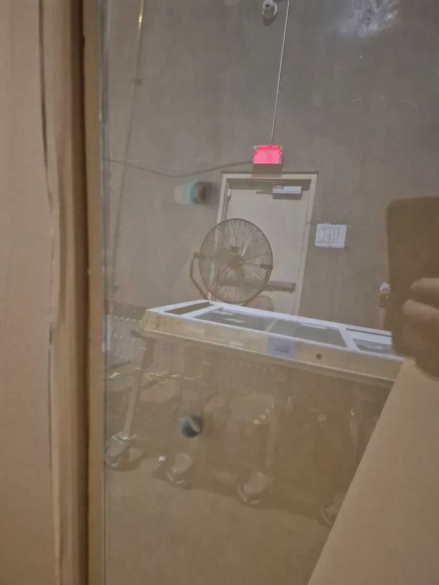 Glass Warehouse 28.5 in. W x 77.75 in. H Pivot/Hinged Frameless Shower Door in Brushed Nickel - Door Only - Width Adj 28.875 - 29.275 - image 2