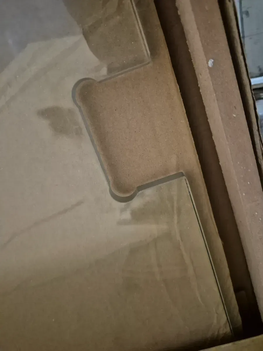 Glass Warehouse 28.5 in. W x 77.75 in. H Pivot/Hinged Frameless Shower Door in Brushed Nickel - Door Only - Width Adj 28.875 - 29.275 - image 3