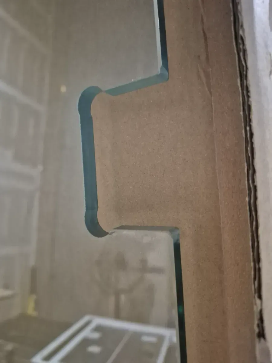 Glass Warehouse 28.5 in. W x 77.75 in. H Pivot/Hinged Frameless Shower Door in Brushed Nickel - Door Only - Width Adj 28.875 - 29.275 - image 4