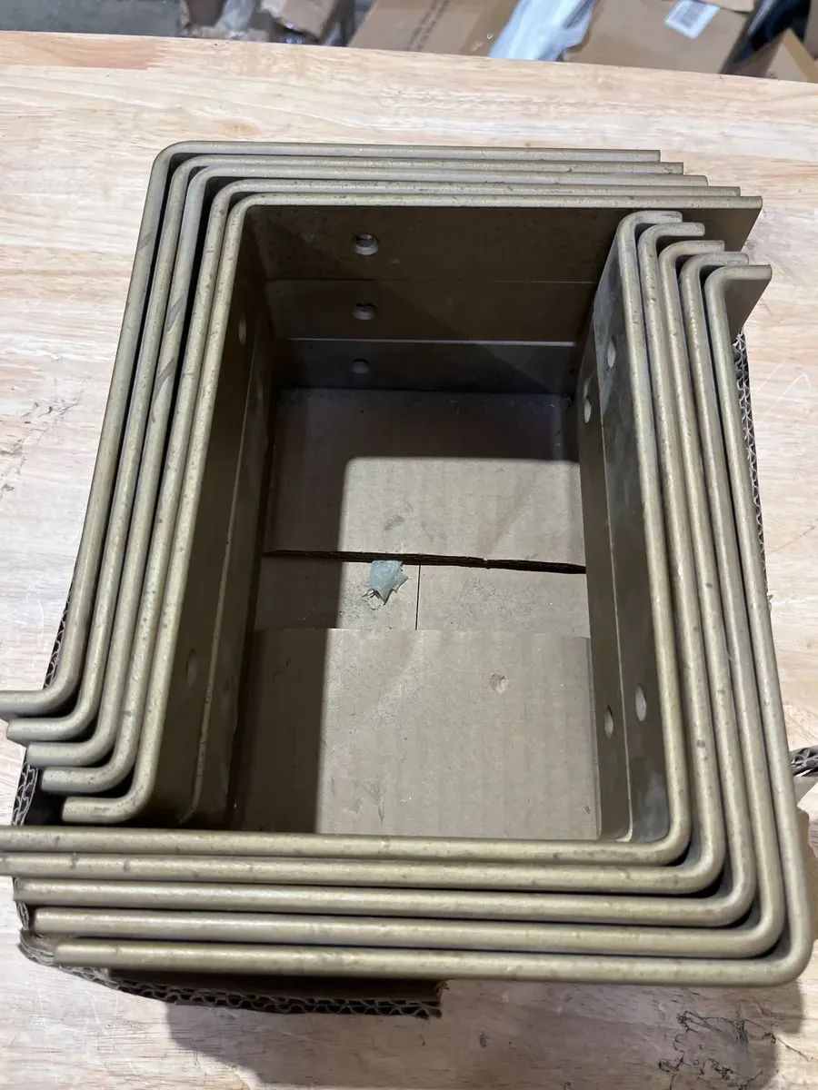 ***Pack of 28 pieces***Home Decorators Collection 8 in. Matte Gold Steel Shelf Bracket - image 2