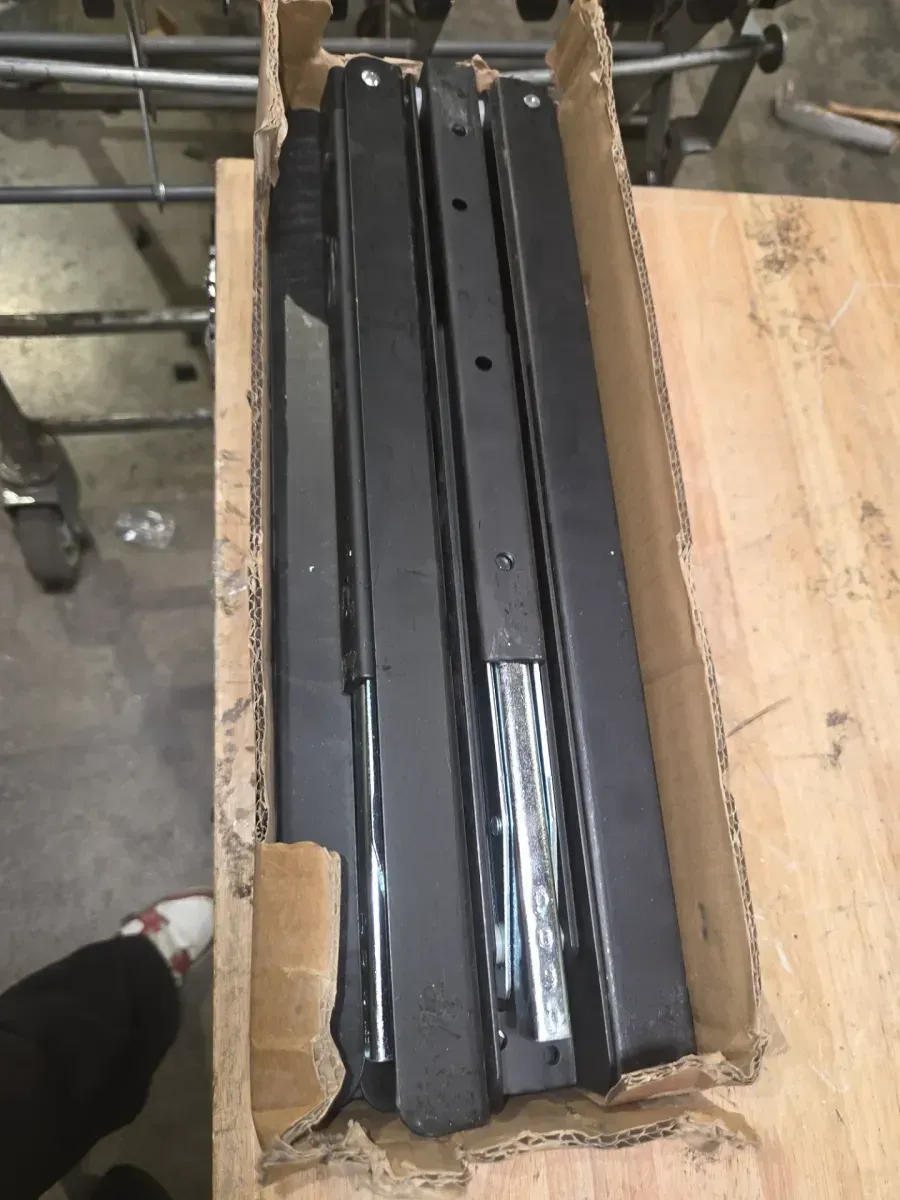 *** pack of 9***16 in. Matte Black Heavy-Duty Folding Shelf Bracket - image 4