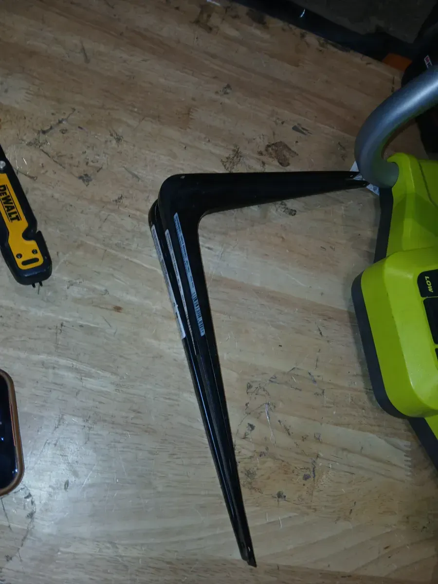 *** pack of 30 *** 10 in. x 12 in. Black Shelf Bracket - image 3