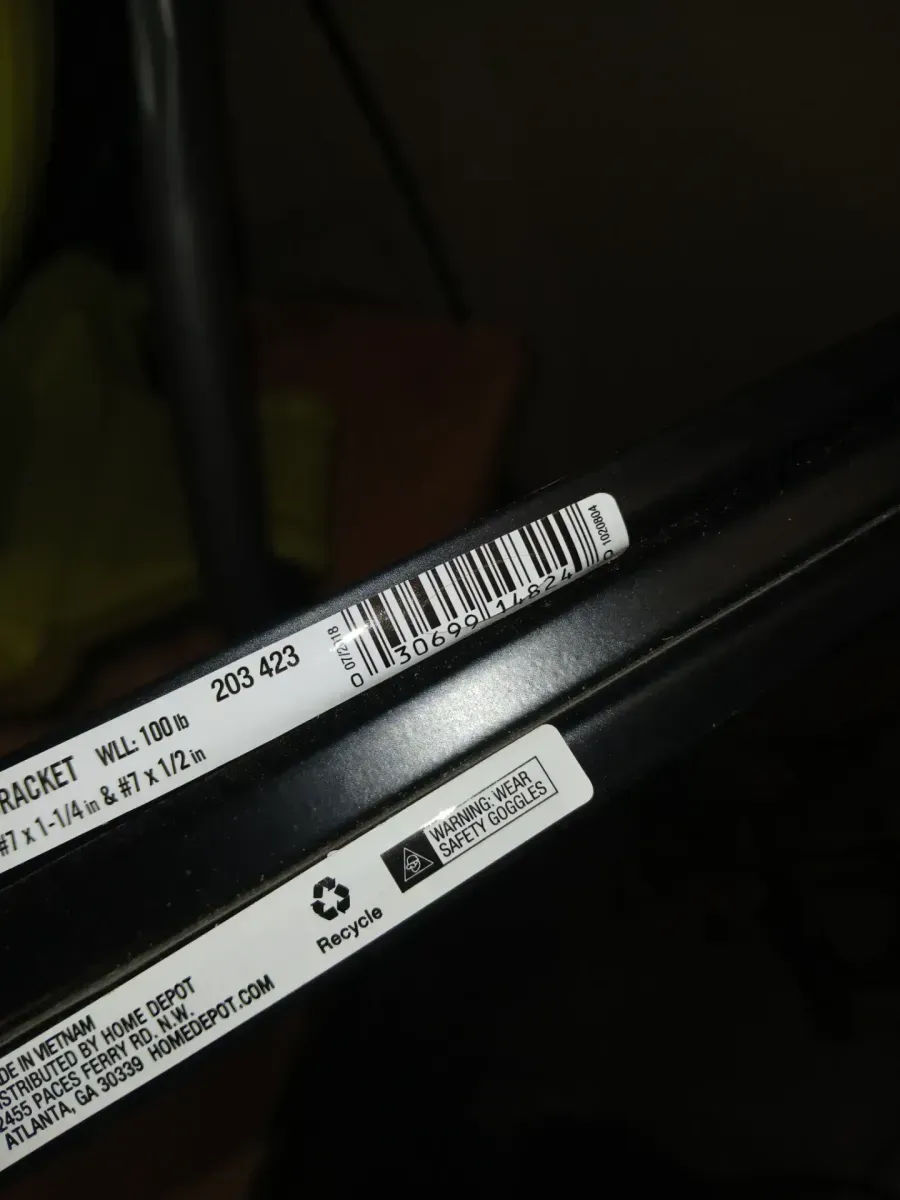 *** pack of 30 *** 10 in. x 12 in. Black Shelf Bracket - image 4