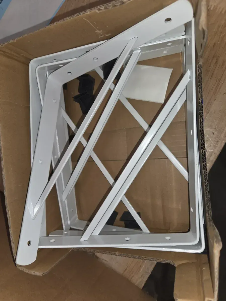 *** pack of 20 ***10 in. x 8 in. White Medium Duty Shelf Bracket - image 4