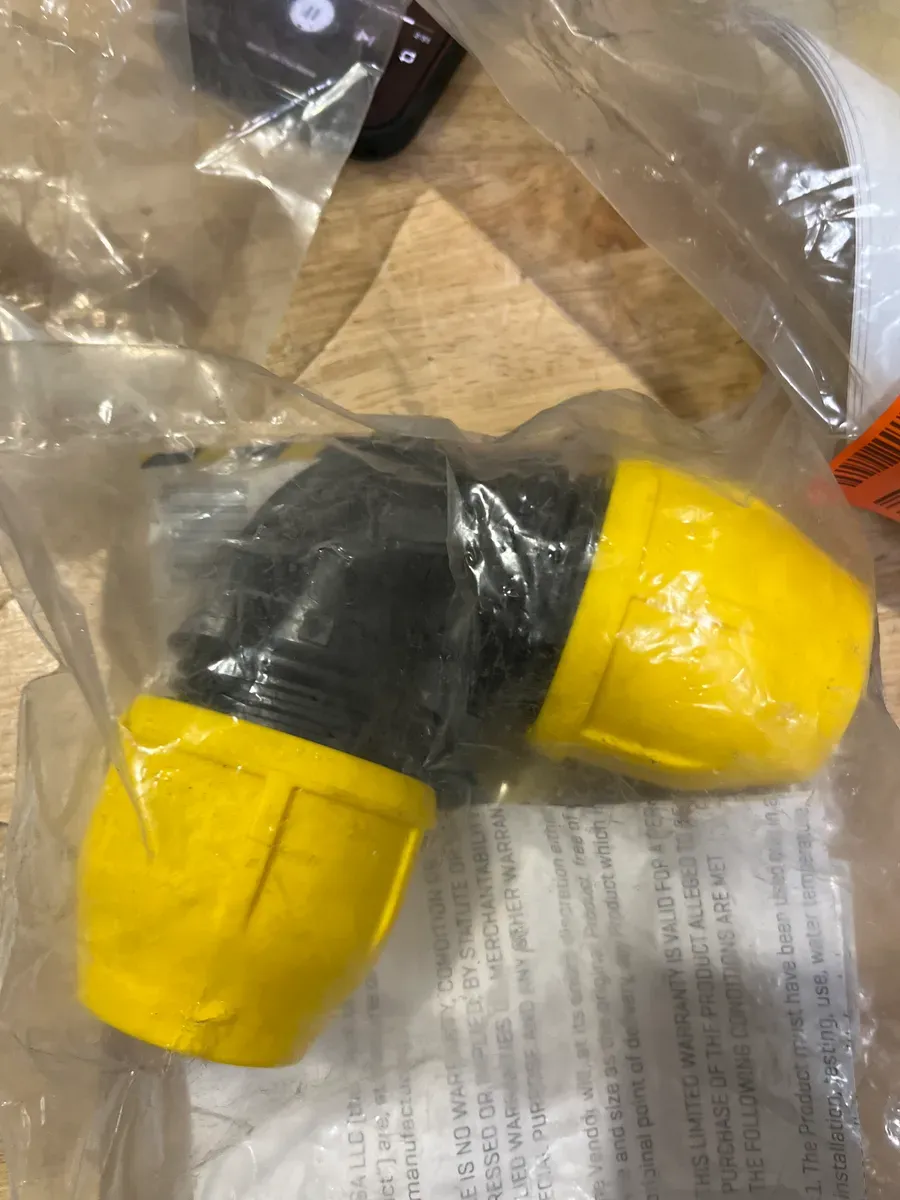 ***Box with 11 pieces of different shapes*** HOME-FLEX 1-1/4 in. IPS DR 11 Underground Yellow Poly Gas Pipe Coupler - image 3