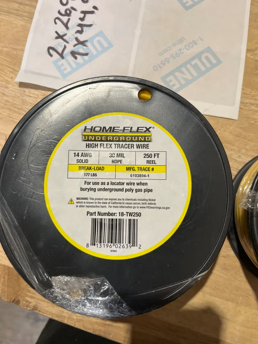 ***Pack of 3 Oh 2 kind of cable***250 ft. 14-Gauge Tracer Wire - image 2
