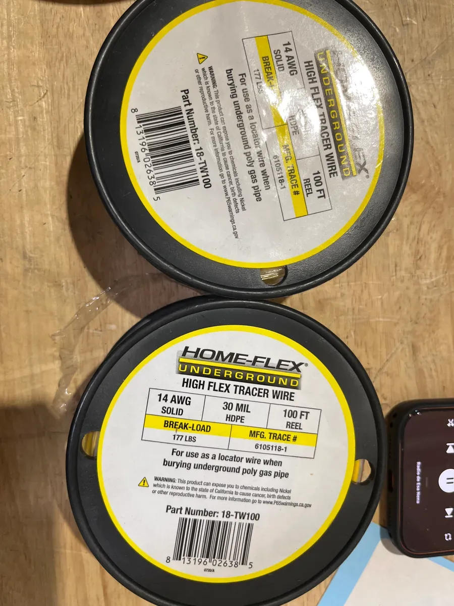 ***Pack of 3 Oh 2 kind of cable***250 ft. 14-Gauge Tracer Wire - image 3