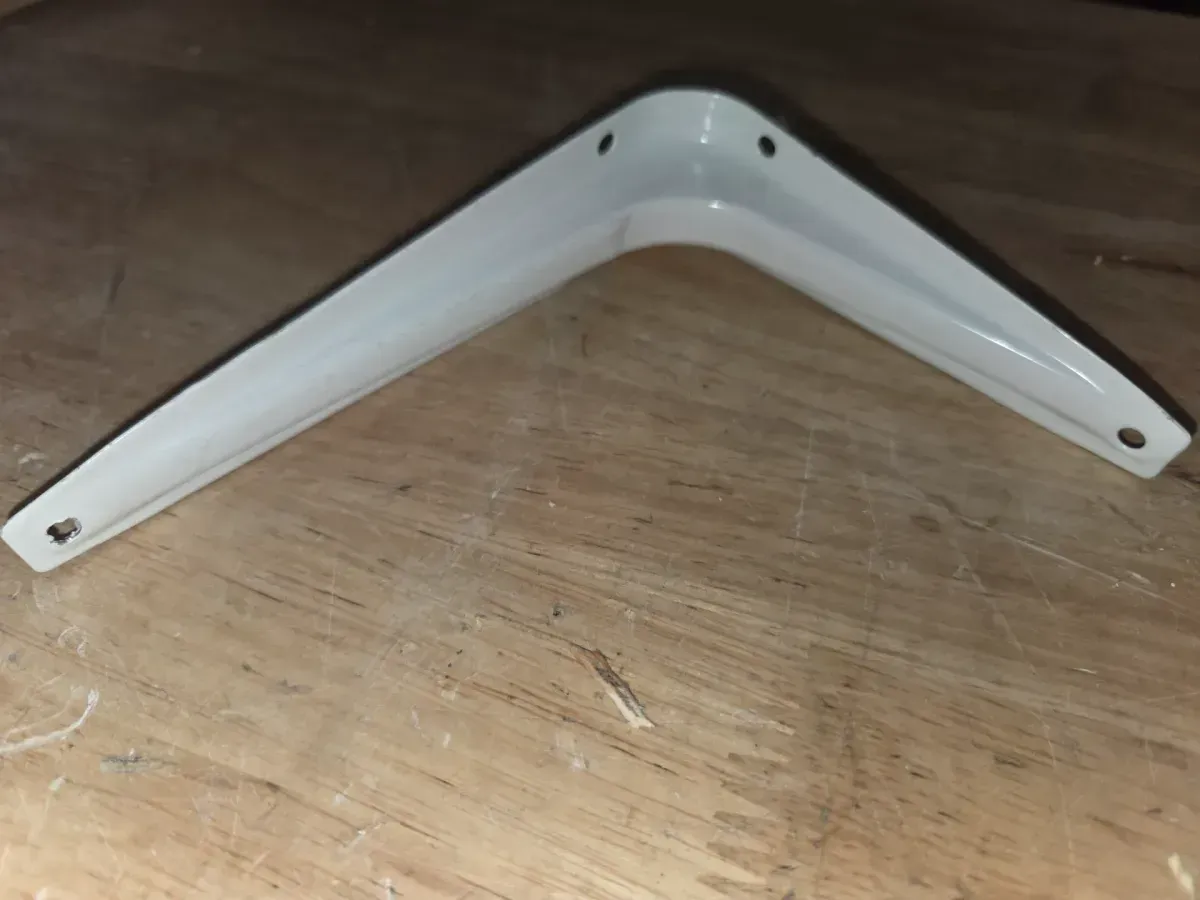 *** pack of 24***5 in. x 6 in. White Shelf Bracket - image 3