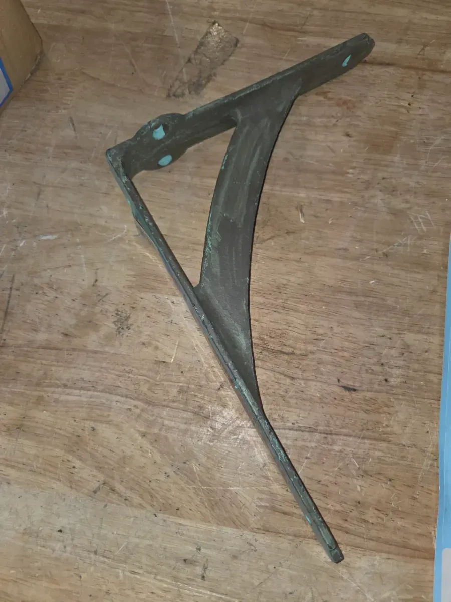 *** pack of 10***10 in. x 8 in. Vintage Green Medium Duty Shelf Bracket - image 2