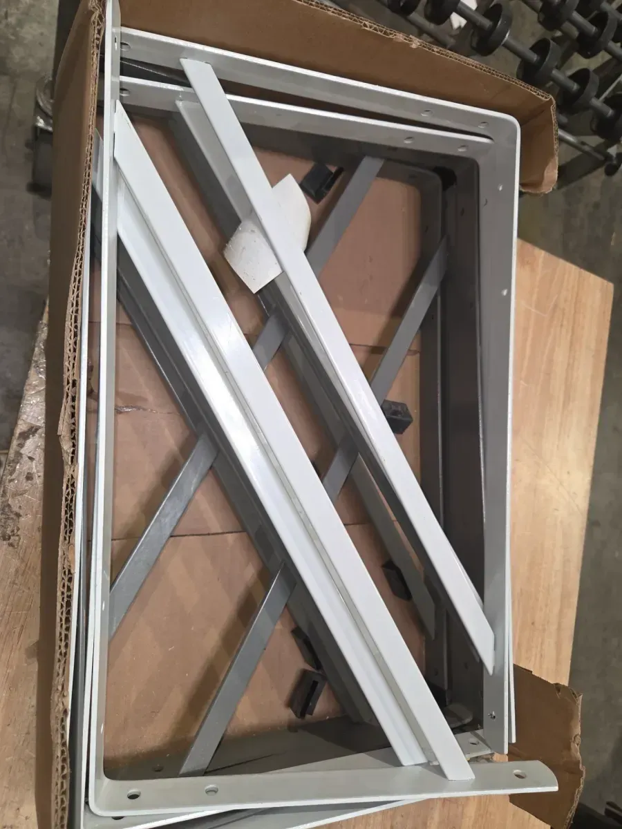 *** pack of 10 mixed 5 gray and 5 white***20 in. x 13 in. White Heavy-Duty Shelf Bracket - image 3