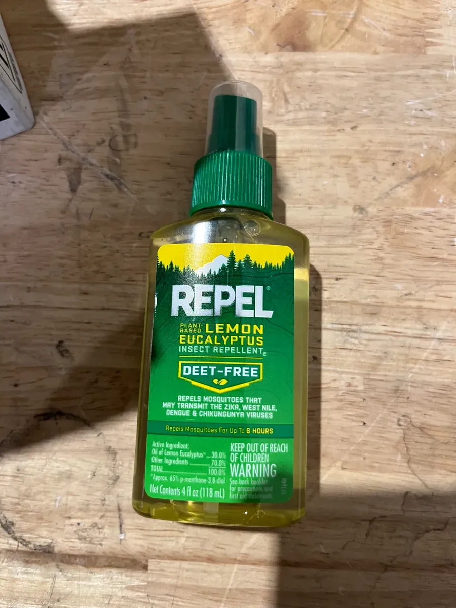 ***Pack of 6***Repel 4 oz. Plant-Based Mosquito and Insect Repellent DEET-Free Pump Spray Lemon Eucalyptus Scent - image 1