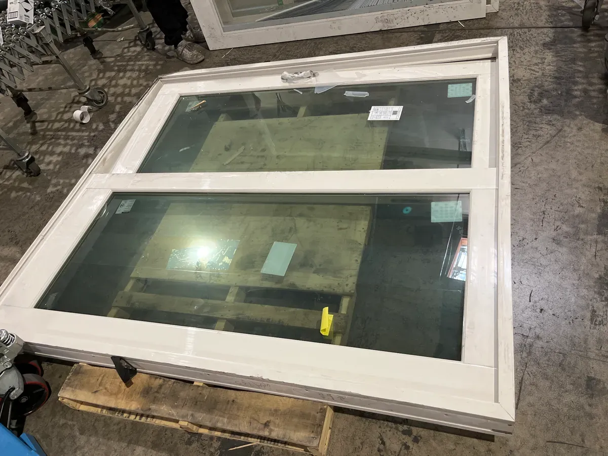 71 in. x 80 in. Smooth White Left-Hand Composite Sliding Patio Door - image 2