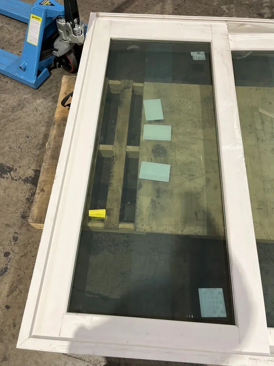 71 in. x 80 in. Smooth White Left-Hand Composite Sliding Patio Door - image 5