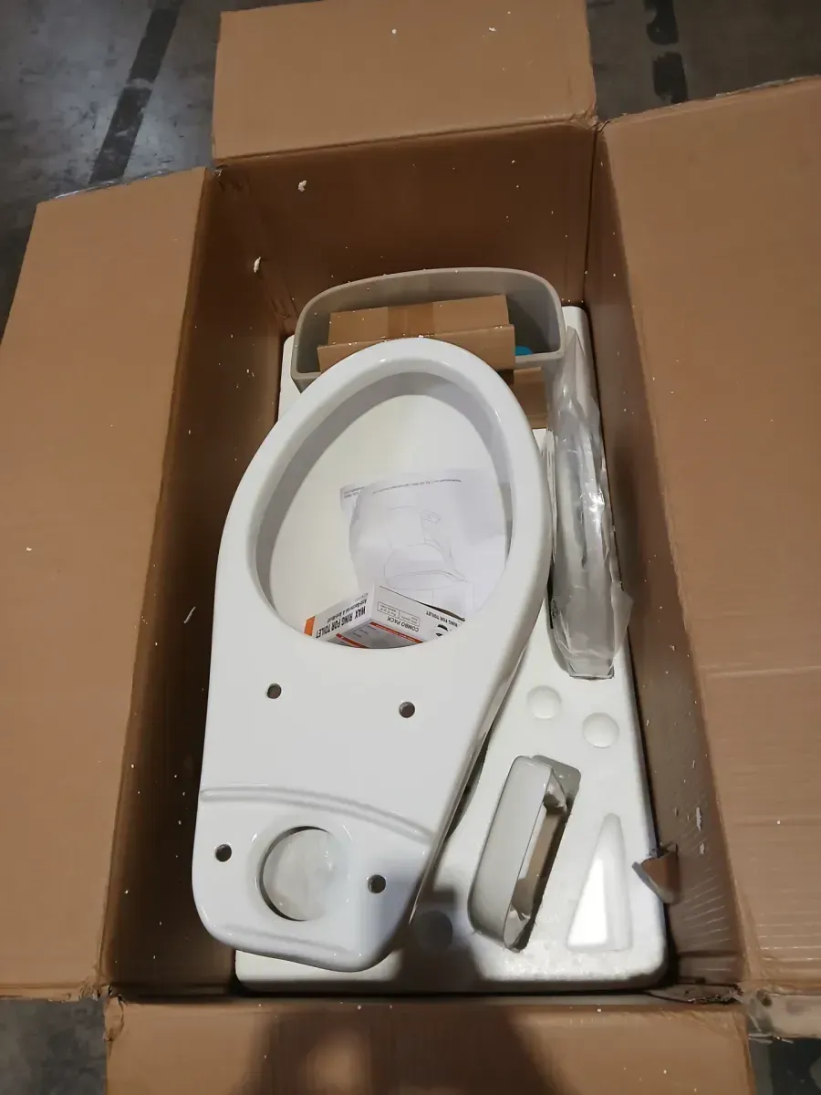 Fenwick 1-Piece 1.6 GPF/1.1 GPF Dual Flush Elongated Toilet in White - image 3