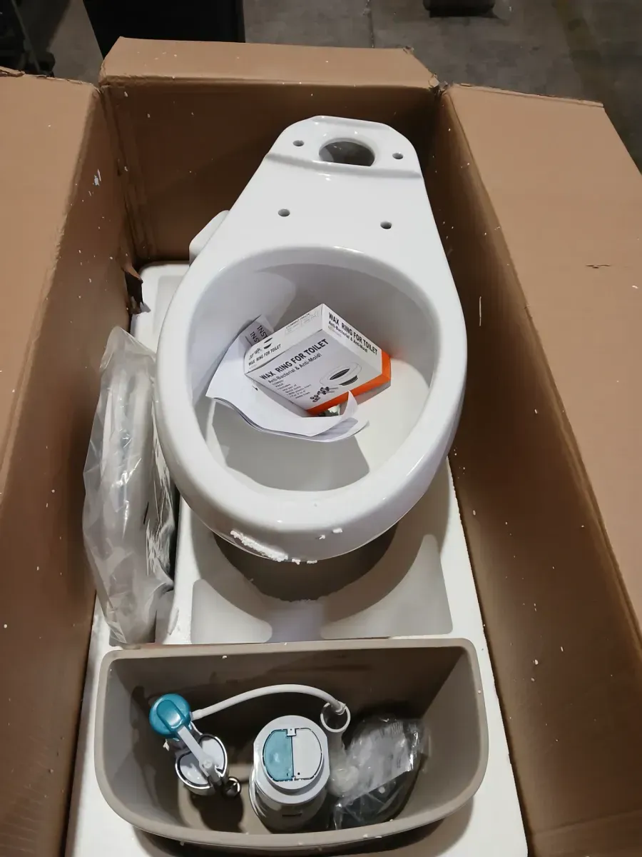 Fenwick 1-Piece 1.6 GPF/1.1 GPF Dual Flush Elongated Toilet in White - image 4