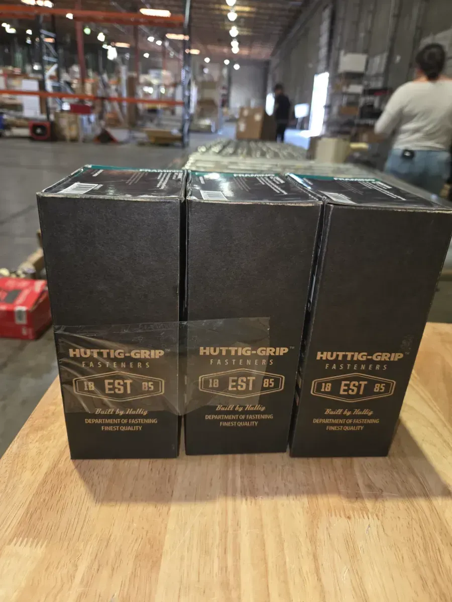 *** pack of 3***Huttig-Grip Fence Deck Nails 2 inches 6d for Wood Fencing HGN6HGSTDK5 Spiral Shank Hot Galvanized Finish, 5 lb Pack of 835 Nails - image 3